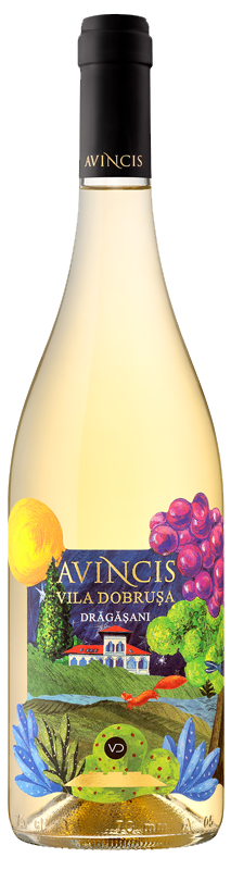 Vila Dobrușa - Fetească Regală & Tămâioasă Romănească 2016 - Avincis (alb)